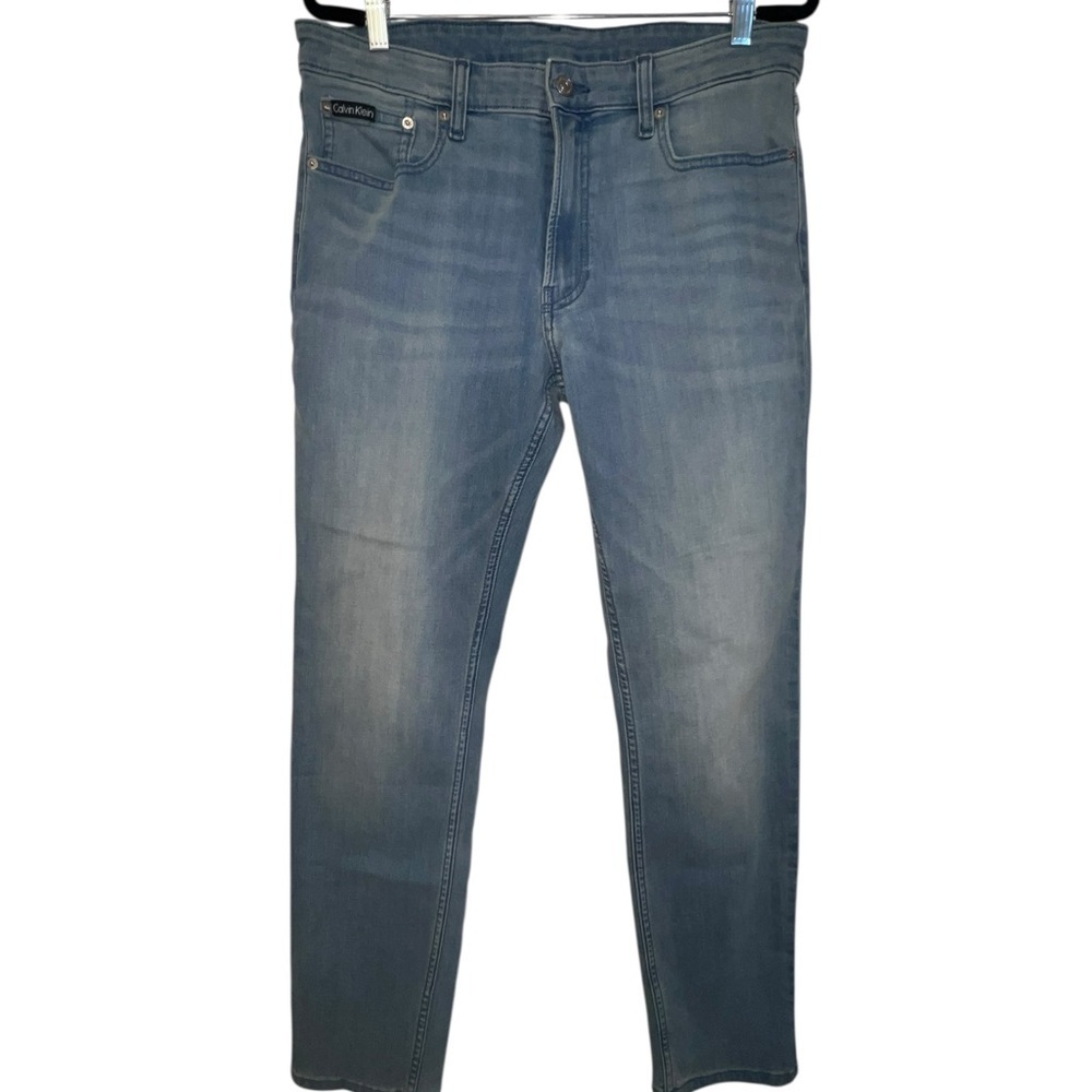 Calvin Klein Men’s Slim Fit Light Wash Jeans